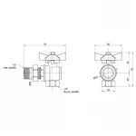 Кран шаровой 