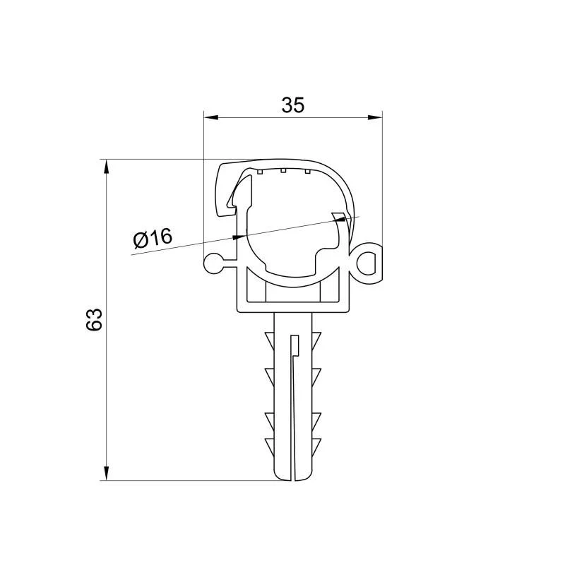Крепеж SD Plus 16 SD09916