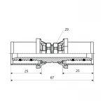 Муфта пресс Icma 32х20 №400