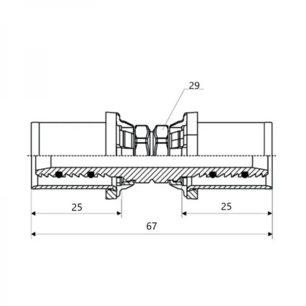 Муфта пресс Icma 32х20 №400