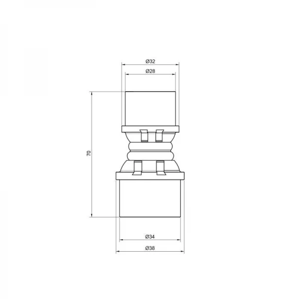 Муфта пресс Icma 32х26 №400