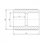 Муфта PPR Blue Ocean 20