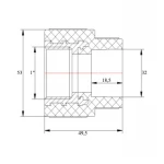 Муфта PPR Blue Ocean 32х1