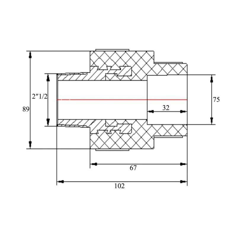 Муфта PPR Blue Ocean 75х2