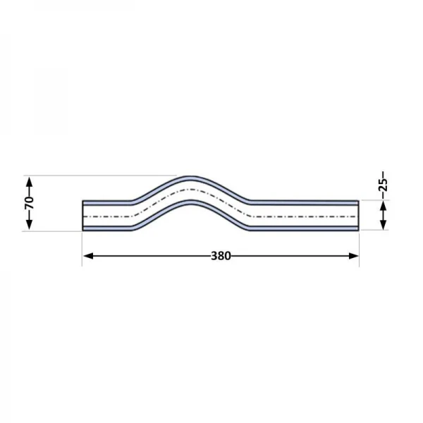 Обвод длинный PPR Blue Ocean 25
