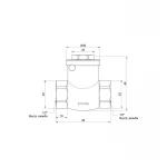 Обратный клапан SD Plus 1/2