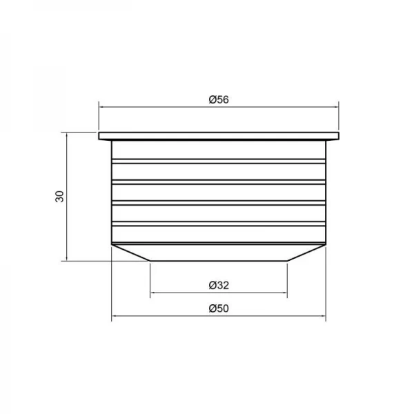 Переход канализационный TA Sewage 50х32