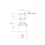 Переходник пресс Icma 16х1/2