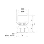 Переходник пресс Icma 26х3/4