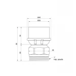 Переходник пресс Icma 32х1