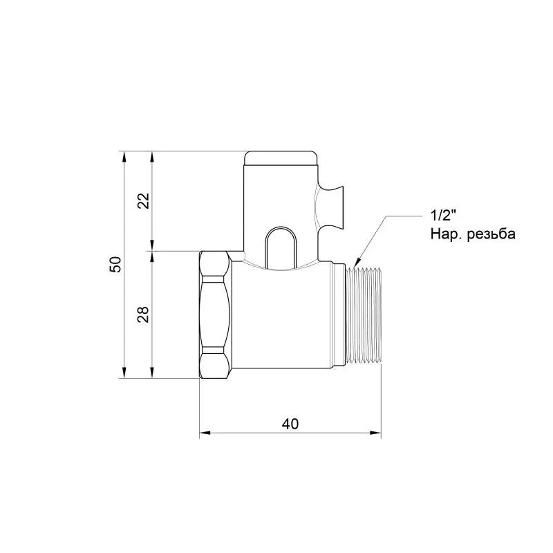 Подрывной клапан Icma 1/2