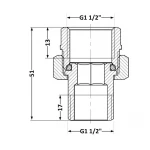 Сгон-американка Thermo Alliance Base 1 1/2