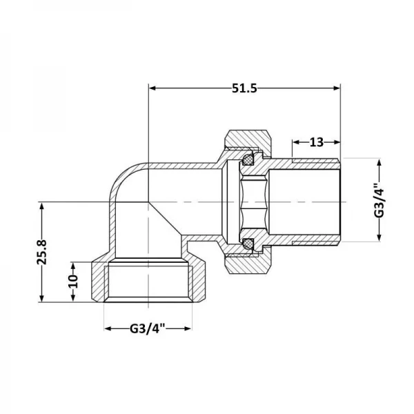 Сгон-американка Thermo Alliance Base 3/4