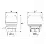 Сервопривод Icma 220V тип открытый №983 (NA)