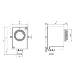 Термостат Icma накладной регулируемый №610