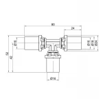Тройник пресс Icma 16 №406
