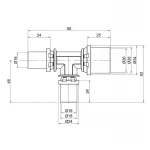 Трійник прес Icma 16х16х26 №406