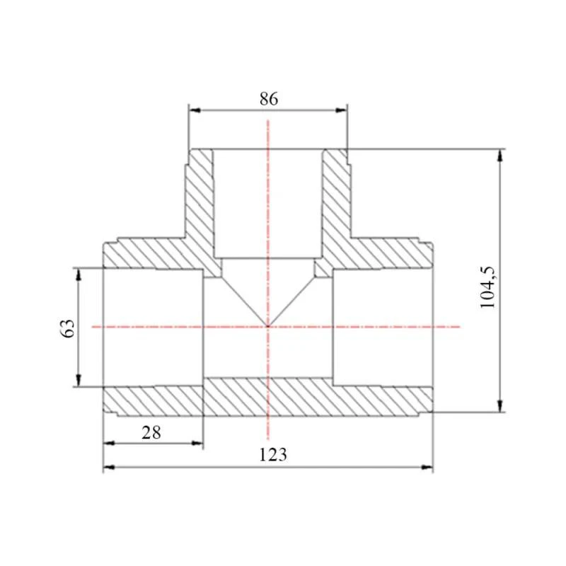 Трійник PPR Blue Ocean 63