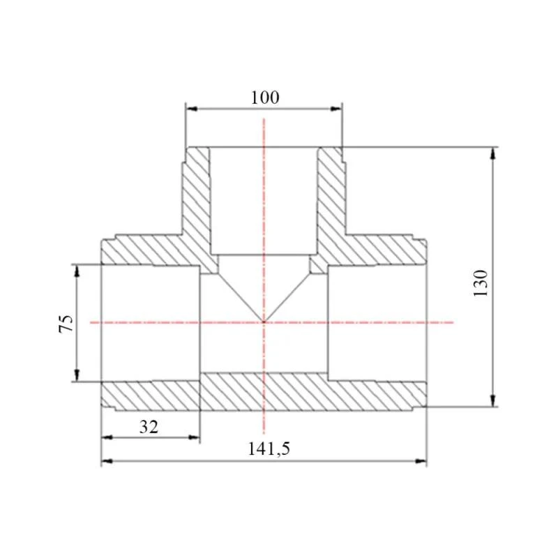 Трійник PPR Blue Ocean 75