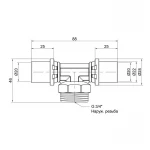 Тройник пресс Icma 20х3/4