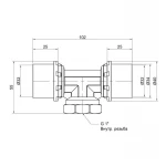 Трійник прес Icma 32х1