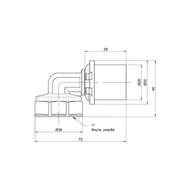 Уголок пресс Icma 26х1