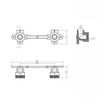 Монтажная планка PPR Blue Ocean 20х1/2