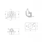 Уголок PPR Blue Ocean настенный 20х1/2