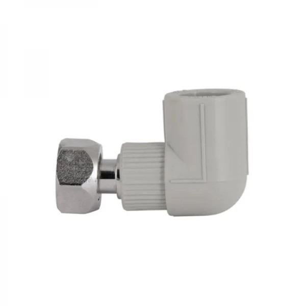 Уголок PPR Blue Ocean с накидной гайкой 20х1/2