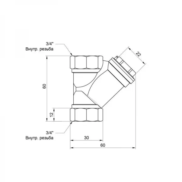 Фильтр грубой очистки Thermo Alliance Base 3/4