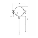 Хомут TA Sewage 50