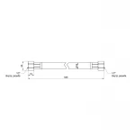 Шланг для газа Thermo Alliance белый 1/2
