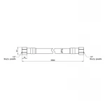 Шланг для газа Thermo Alliance белый 1/2