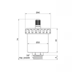 Воздухоотводчик автоматический Icma 3/8