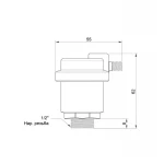 Воздухоотводчик автоматический Icma 1/2