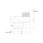 Эксцентрик радиаторный Icma 1/2