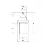 Термоэлемент Icma для антиконденсационного клапана 60⁰C №8749