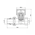 Клапан термостатический SD Forte 1/2
