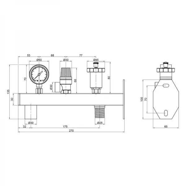 Группа безопасности SD Plus для расширительного бака 3/4'' SD292W20