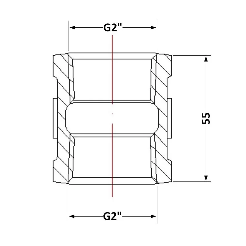 Муфта чавунна 2