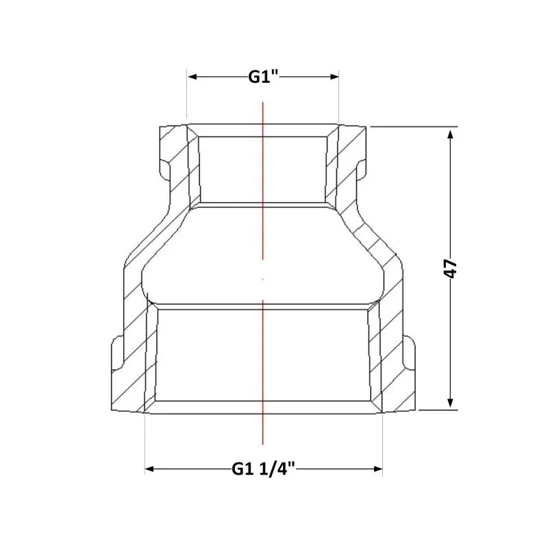 Муфта чавунна 1