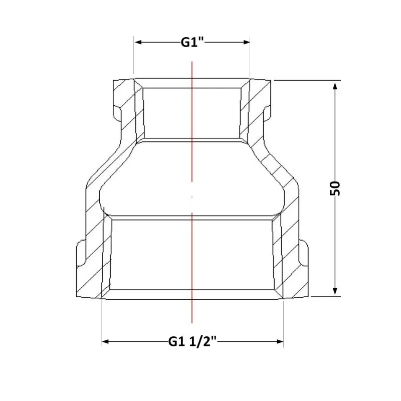 Муфта чавунна 1