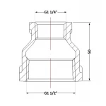 Муфта чугунная 1