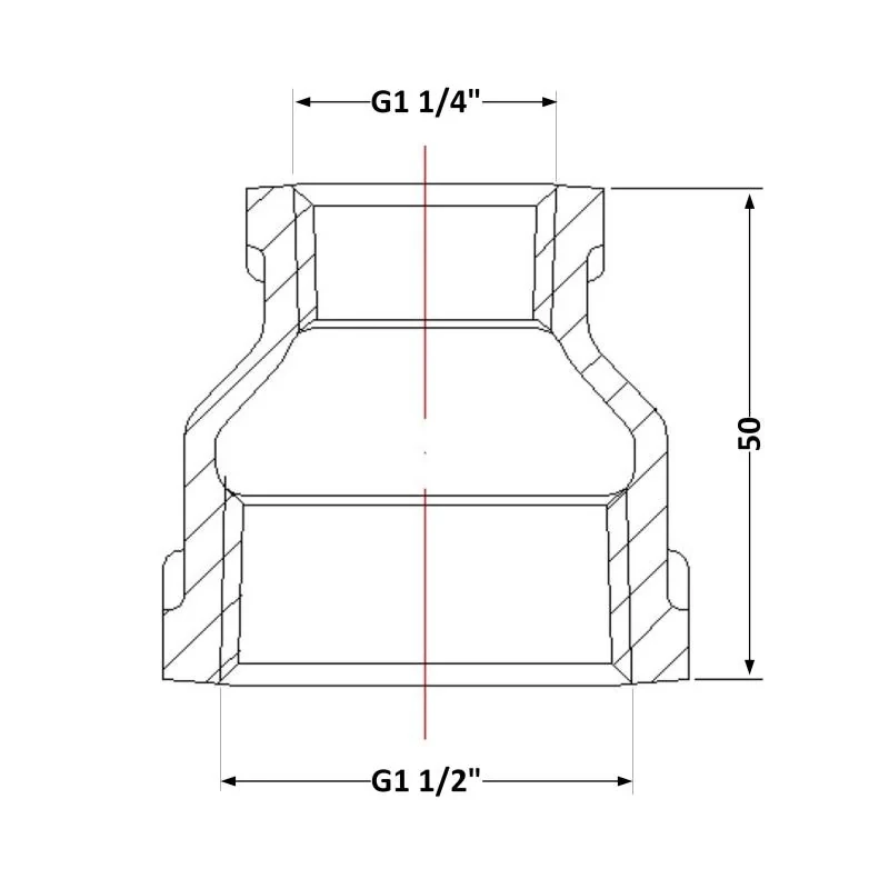 Муфта чавунна 1