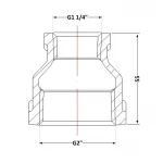 Муфта чугунная 2