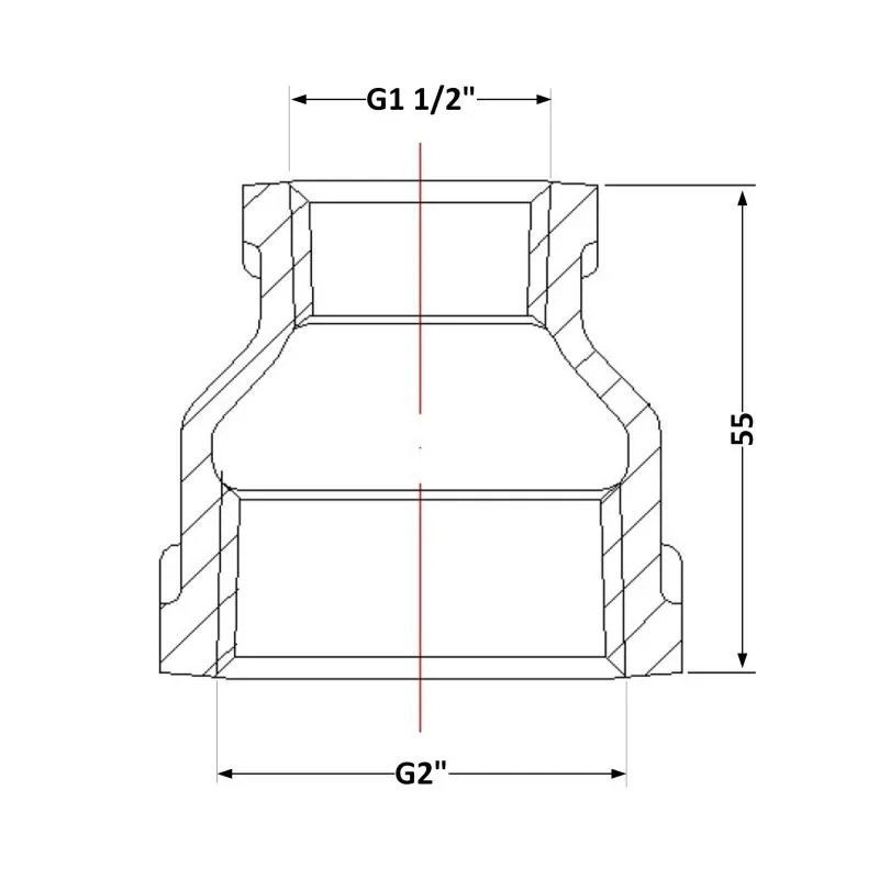 Муфта чавунна 2