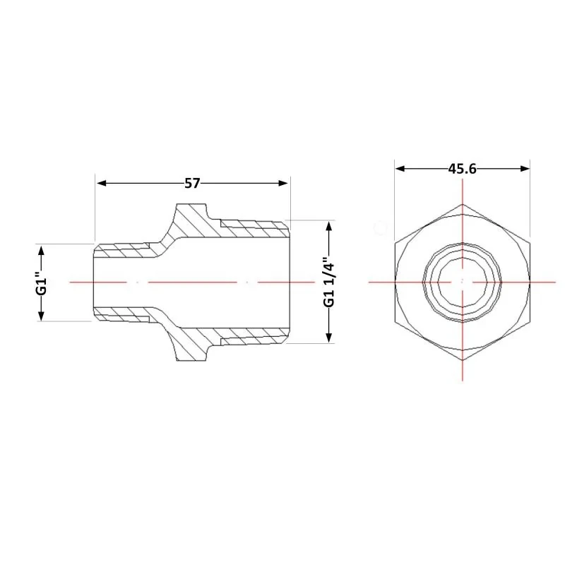 Ніпель чавунний 1