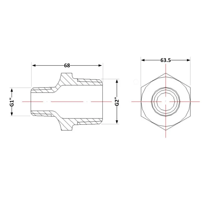 Ніпель чавунний 2