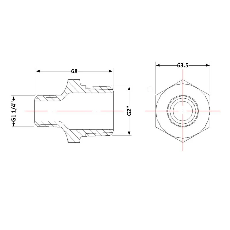 Ніпель чавунний 2