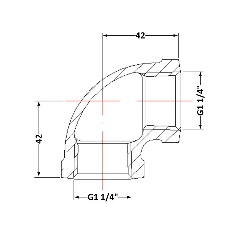 Кут чавунний 1